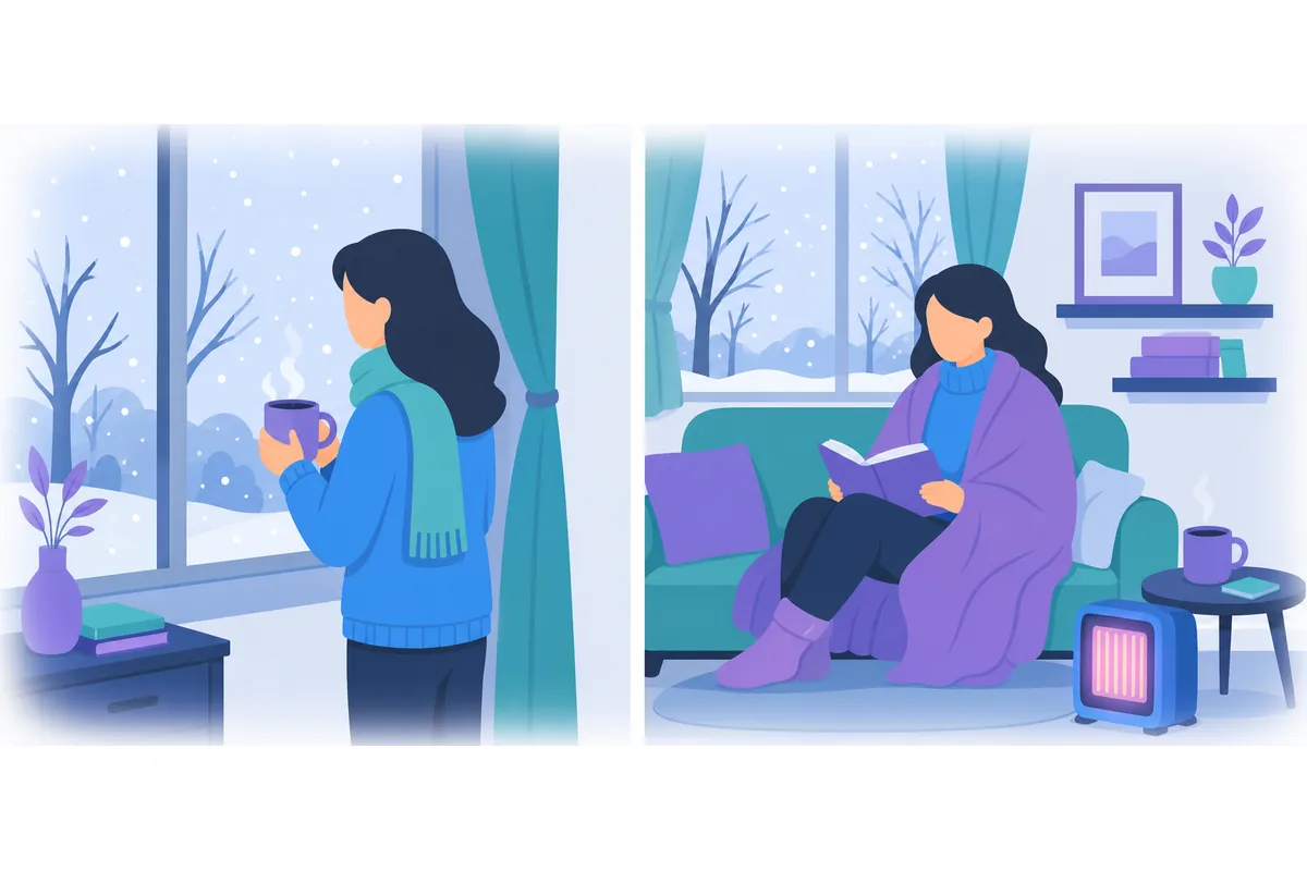 The weather has been very cold recently.