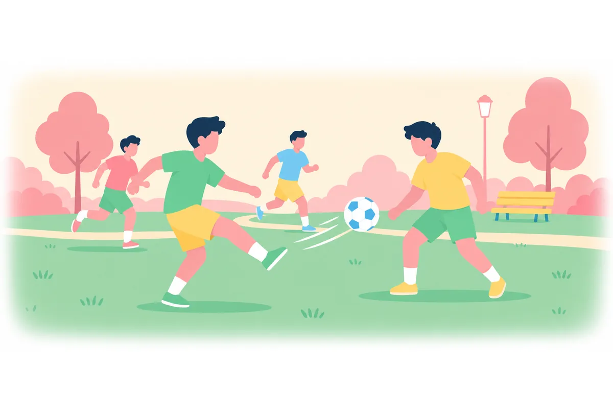 They played football last weekend.