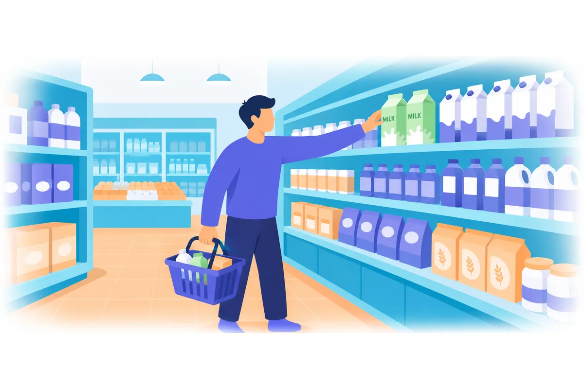 He went to the store and bought milk.