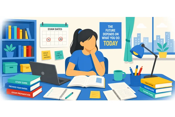 Suppose she failed the exam; what would you advise her to do?