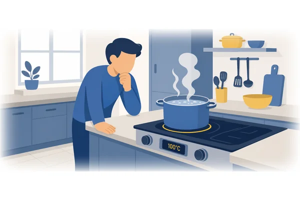 If you heat water to 100°C, it boils.