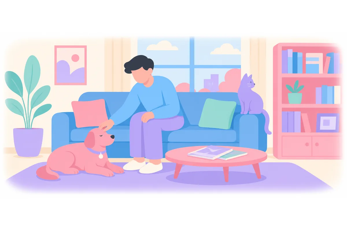 Dogs and cats are common pets.