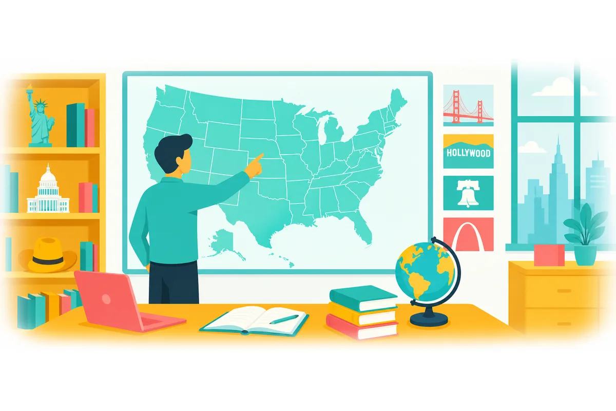 The United States is a large country.