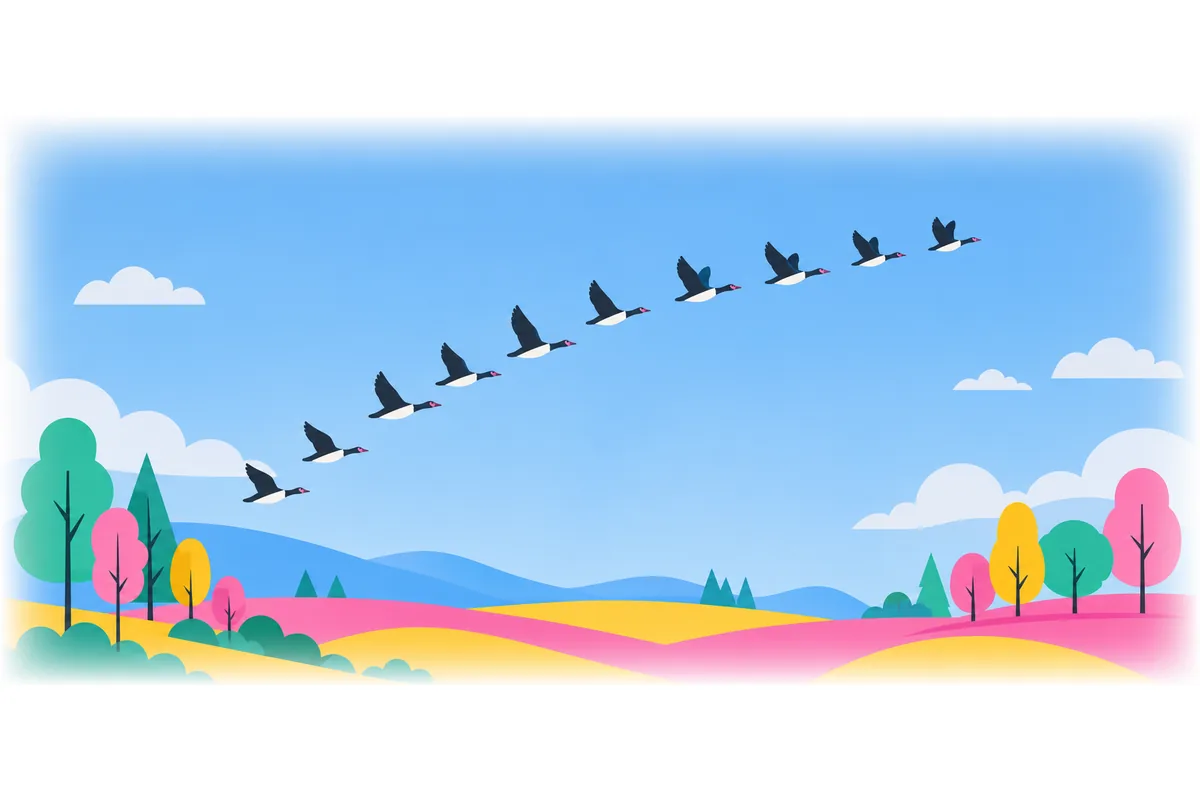 Birds fly south every winter.