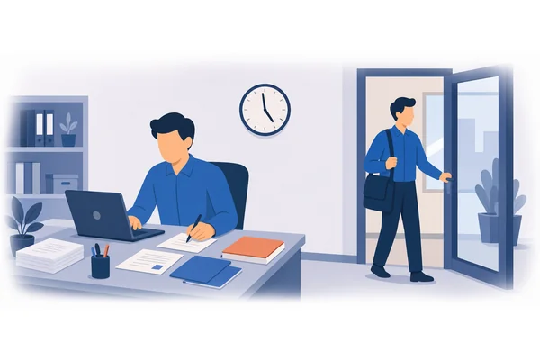 When you finish your work, you can go home.