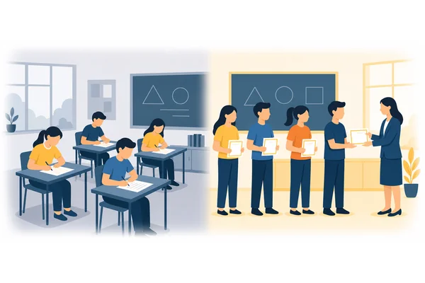 All the students who passed the exam will receive a certificate.