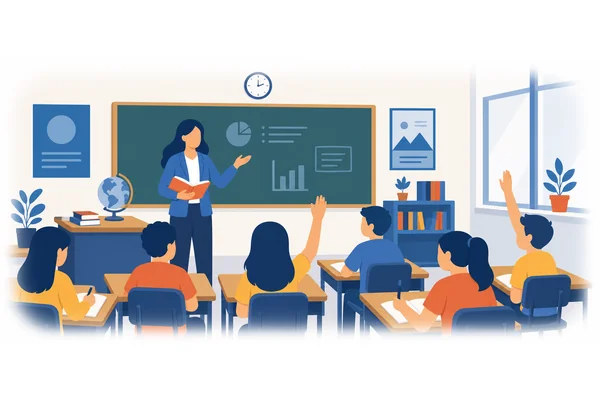 I know a teacher whose classes are always interesting.