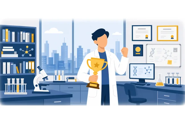 The scientist whose research changed medicine received a prize.
