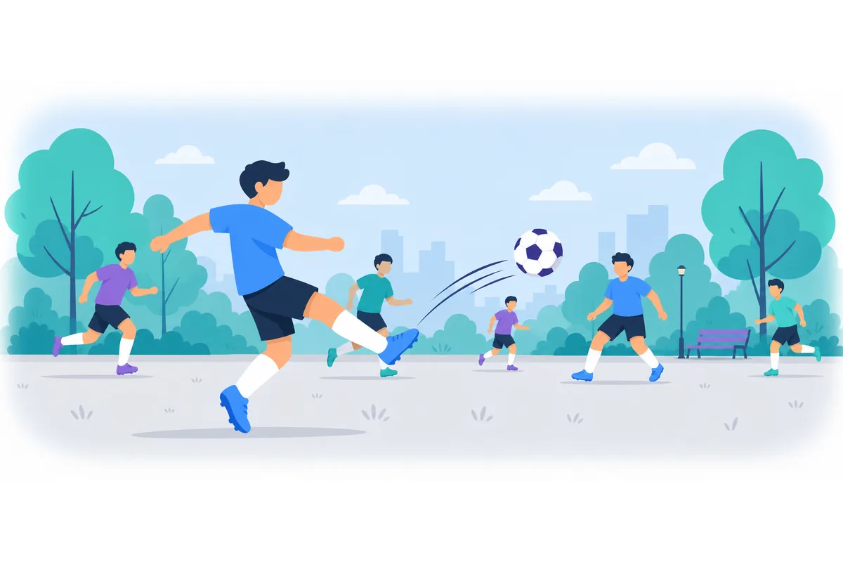 We are playing football every weekend.