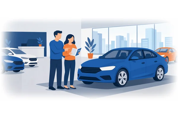 We are going to buy a new car next month.