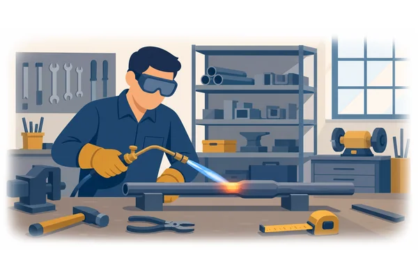 If you heat metal, it expands.