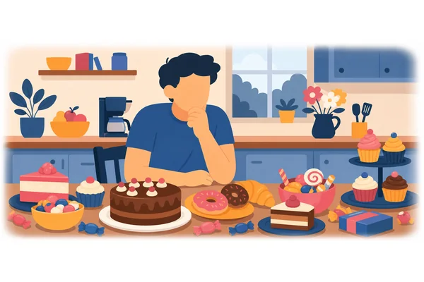 If I eat too much sugar, I feel sick.