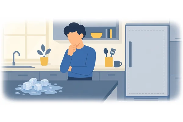 Ice melts if it doesn't get kept in a freezer.