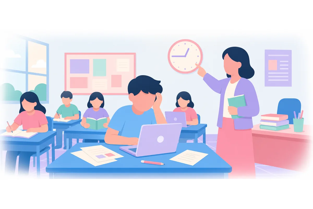 If students don't submit their homework on time, they lose marks.