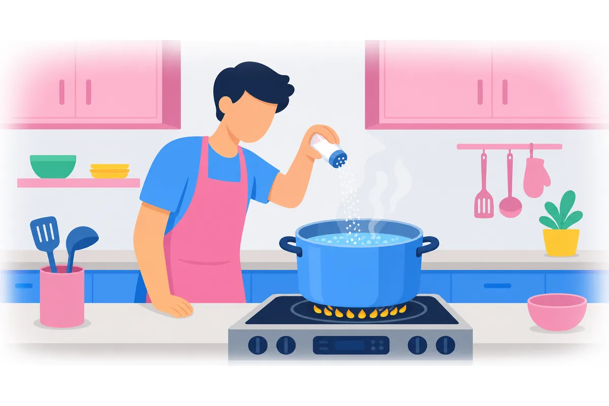 If you add salt to boiling water, it raises the temperature of the liquid.